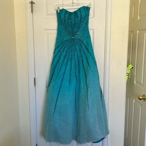 GOING TO GOODWILL APRIL 30– Well-loved prom dress also a great Cinderella dress!